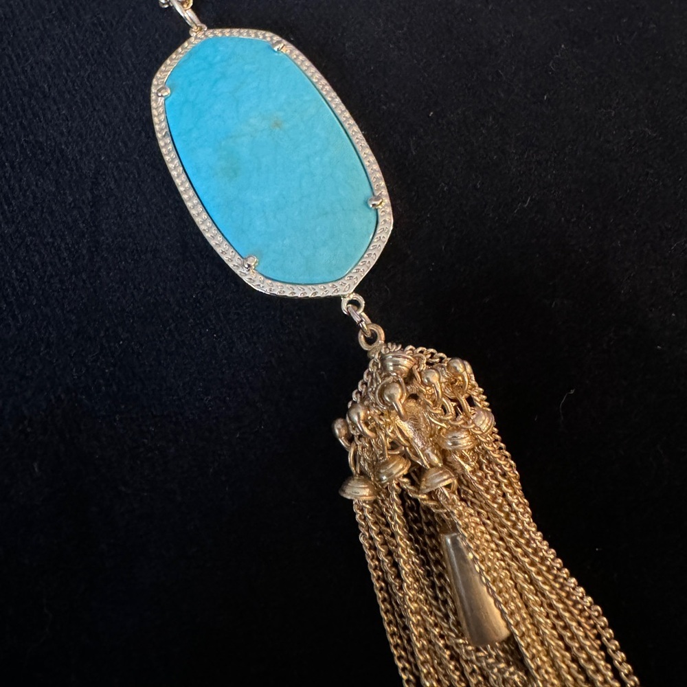 Blue turquoise Rayne necklace